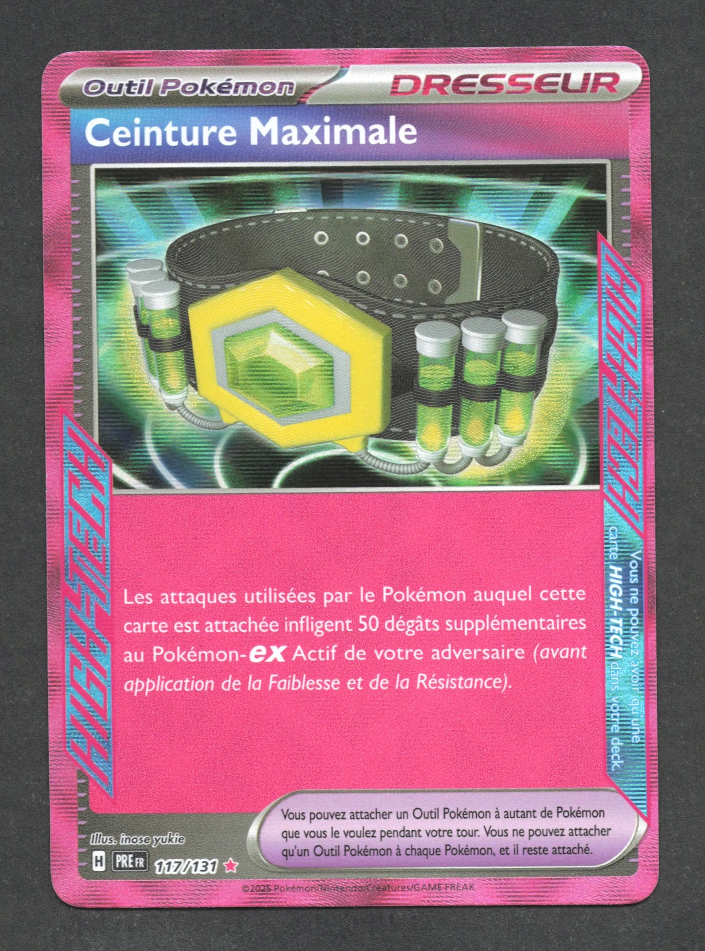 117/131 Ceinture Maximale ACE - Évolutions Prismatiques