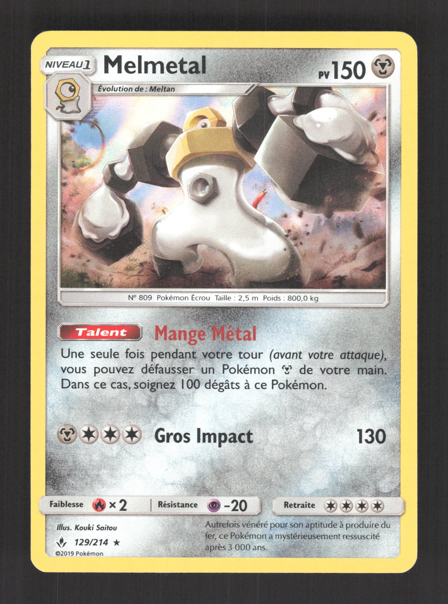 129/214 Melmetal HOLO - Alliance Infaillible