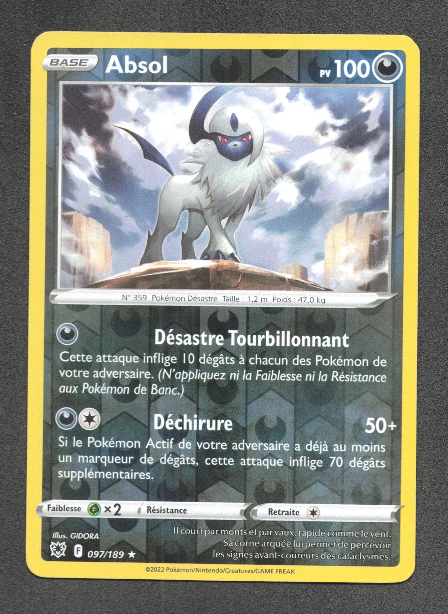 097/189 Absol REVERSE - Astres Radieux