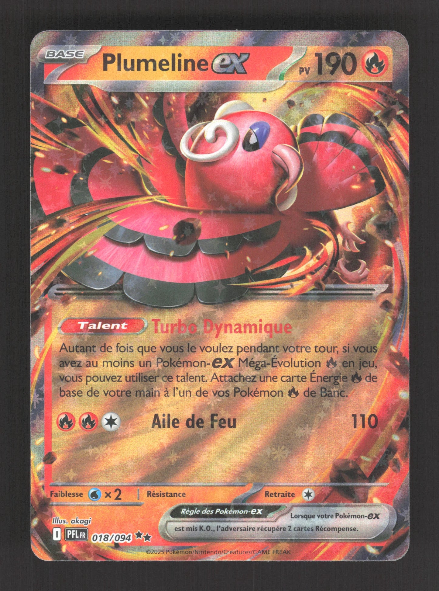 018/094 Plumeline EX - Flammes Fantasmagoriques