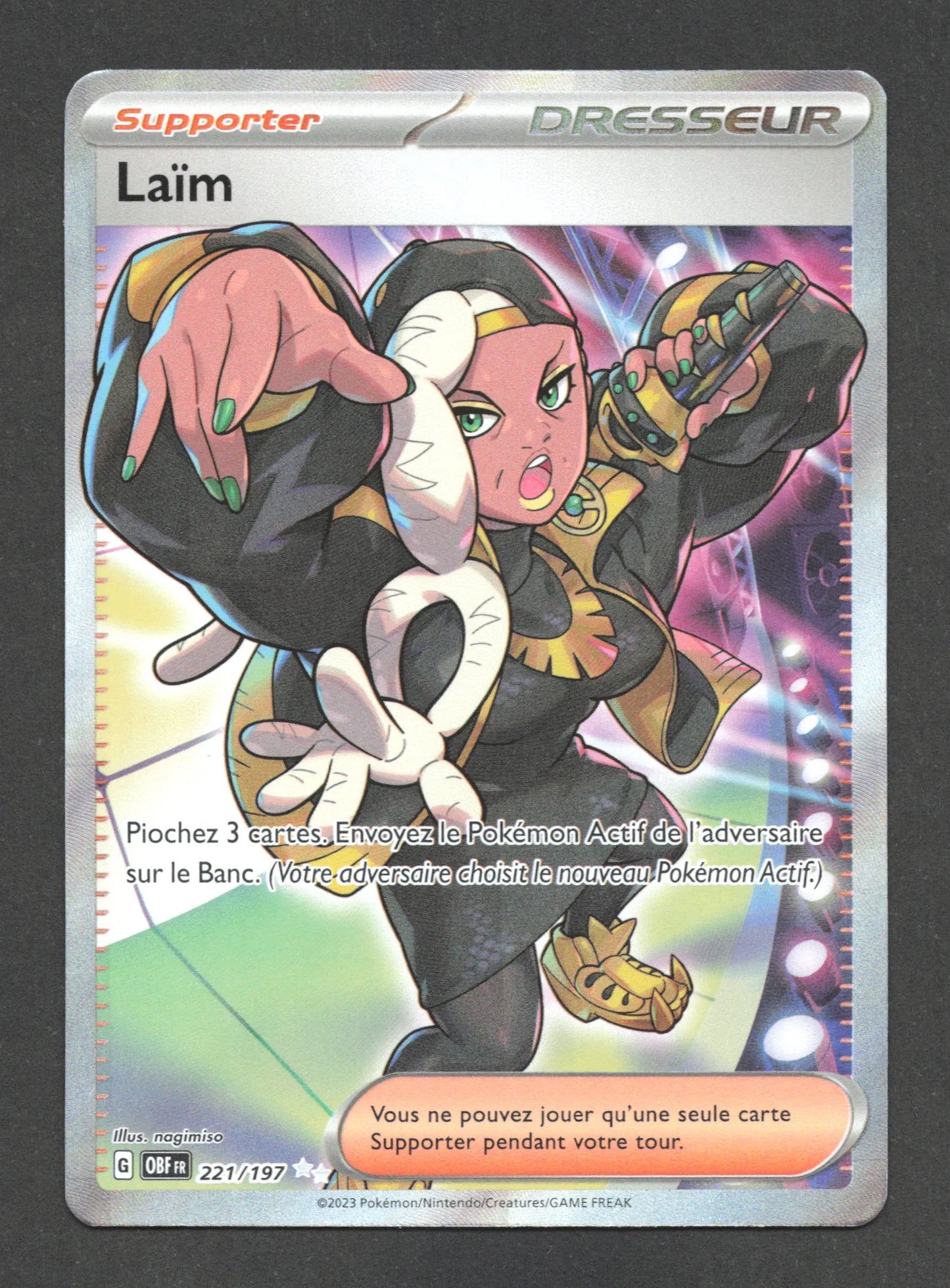 221/197 Laim DRESSEUR - Flammes Obsidiennes
