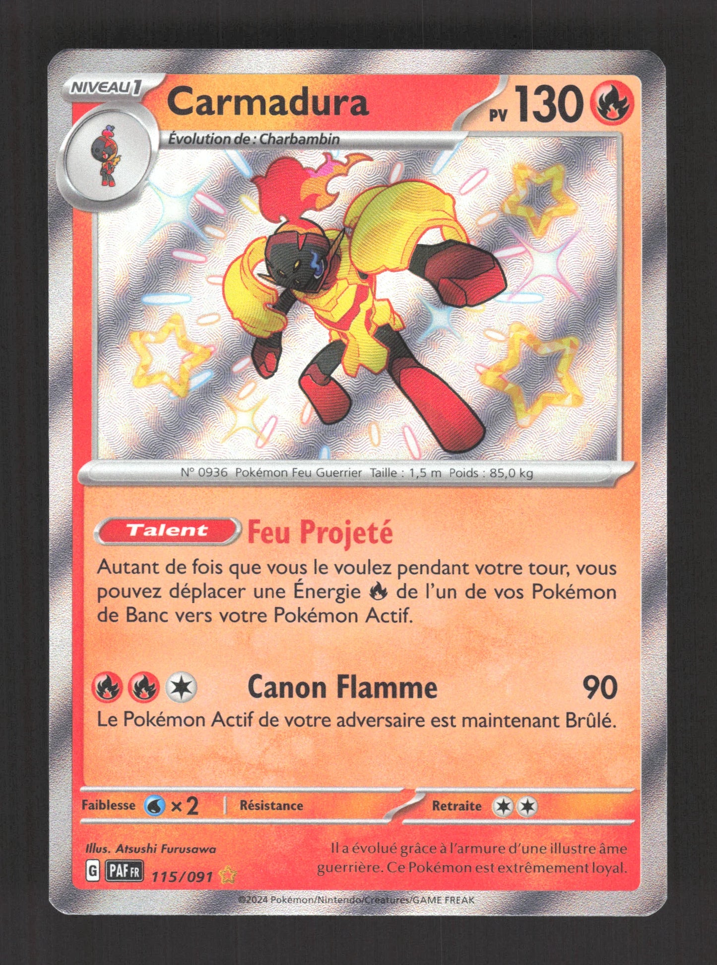 115/091 Carmadura SHINY - Destinées de Paldea
