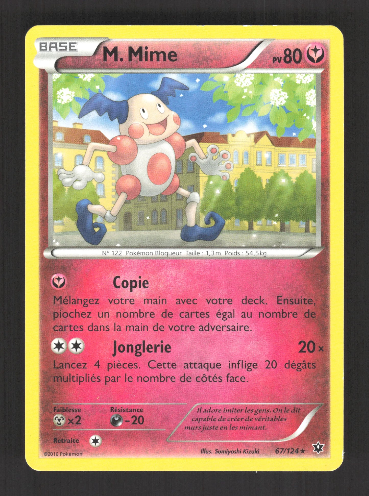 67/124 Mr Mime RARE - Impact des Destins
