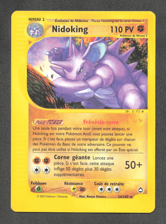 24/147 Nidoking RARE - Aquapolis