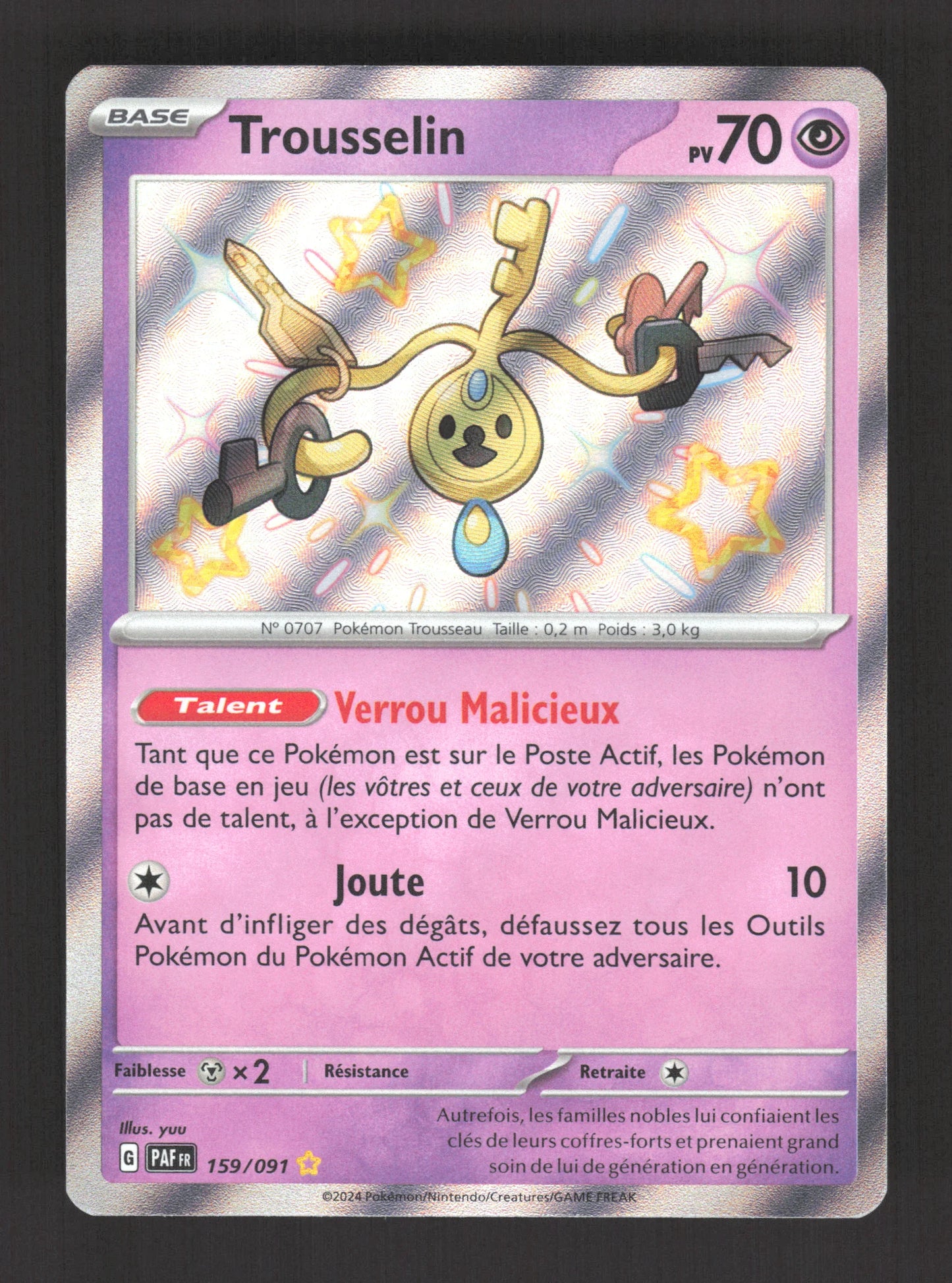 159/091 Trousselin SHINY - Destinées de Paldea