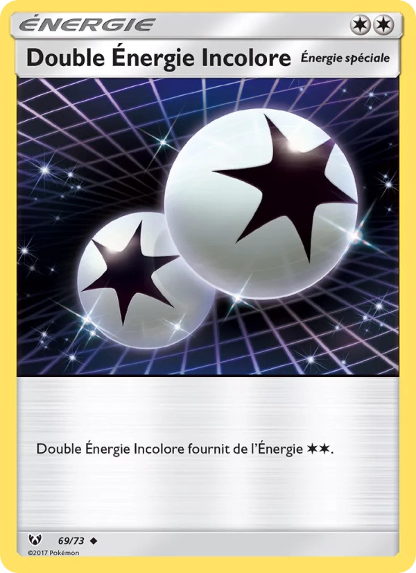 69/73 Double Energie Incolore REVERSE - Légendes Brillantes