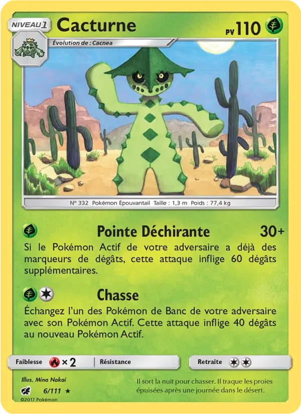 6/111 Cacturne REVERSE - Invasion Carmin