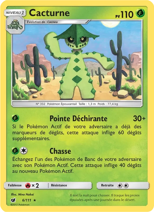 6/111 Cacturne REVERSE - Invasion Carmin