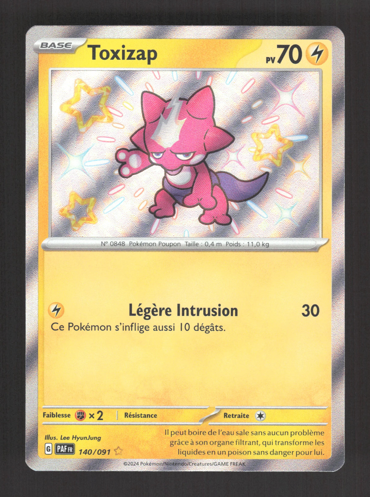 140/091 Toxizap SHINY - Destinées de Paldea