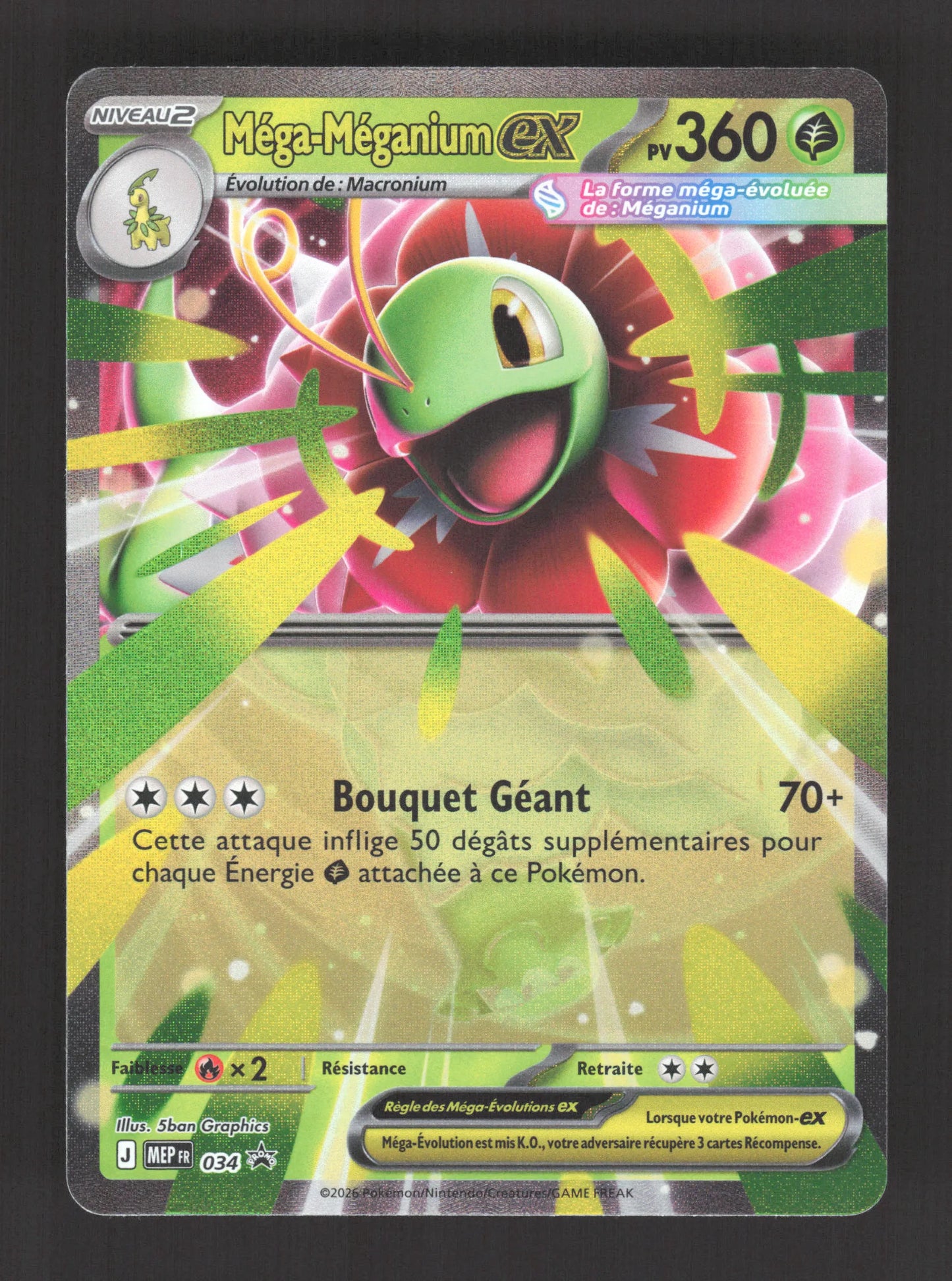 MEP034 Mega Meganium EX - Promo ME
