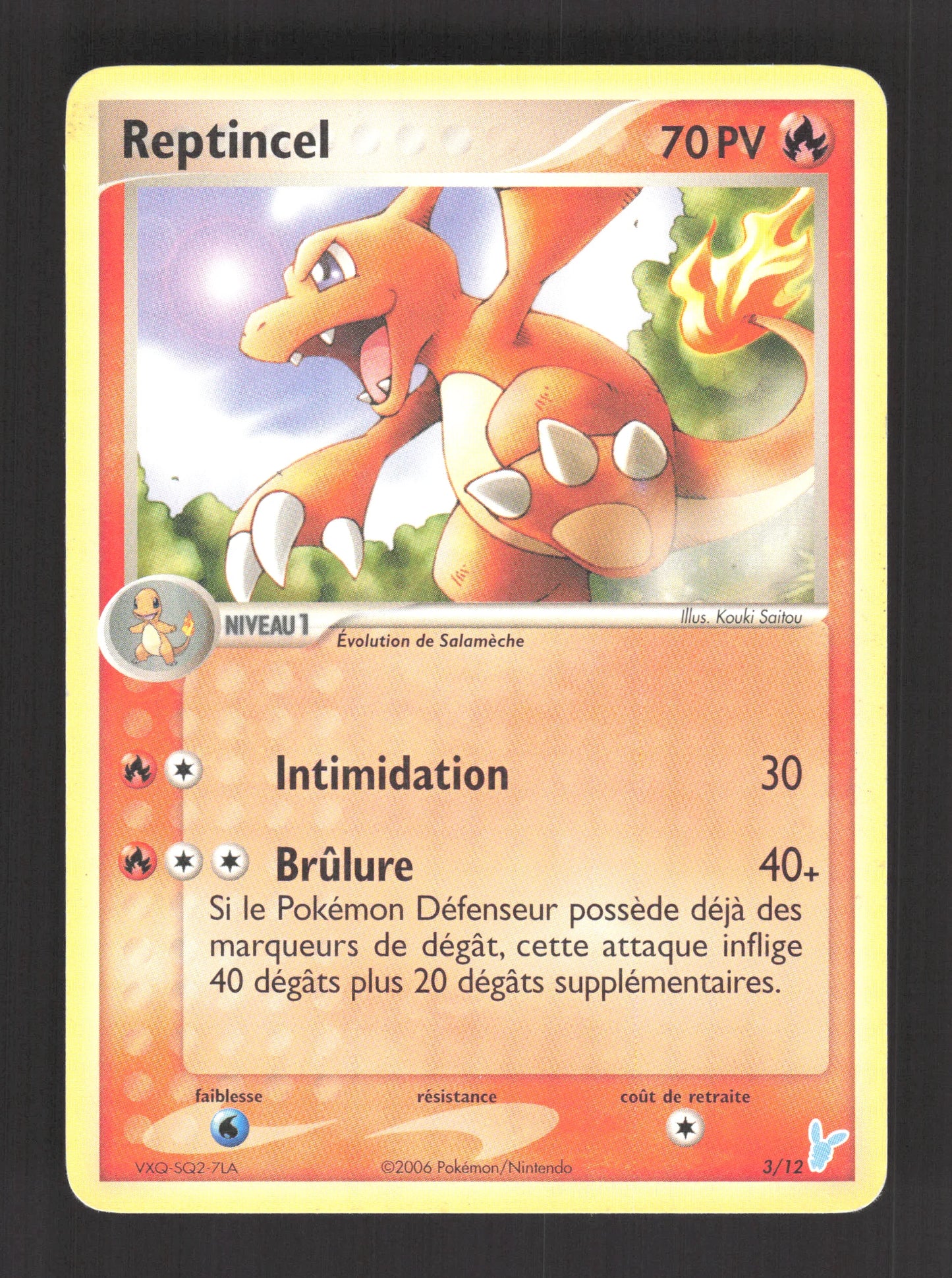 3/12 Reptincel UNCO - EX Kit du Dresseur Négapi