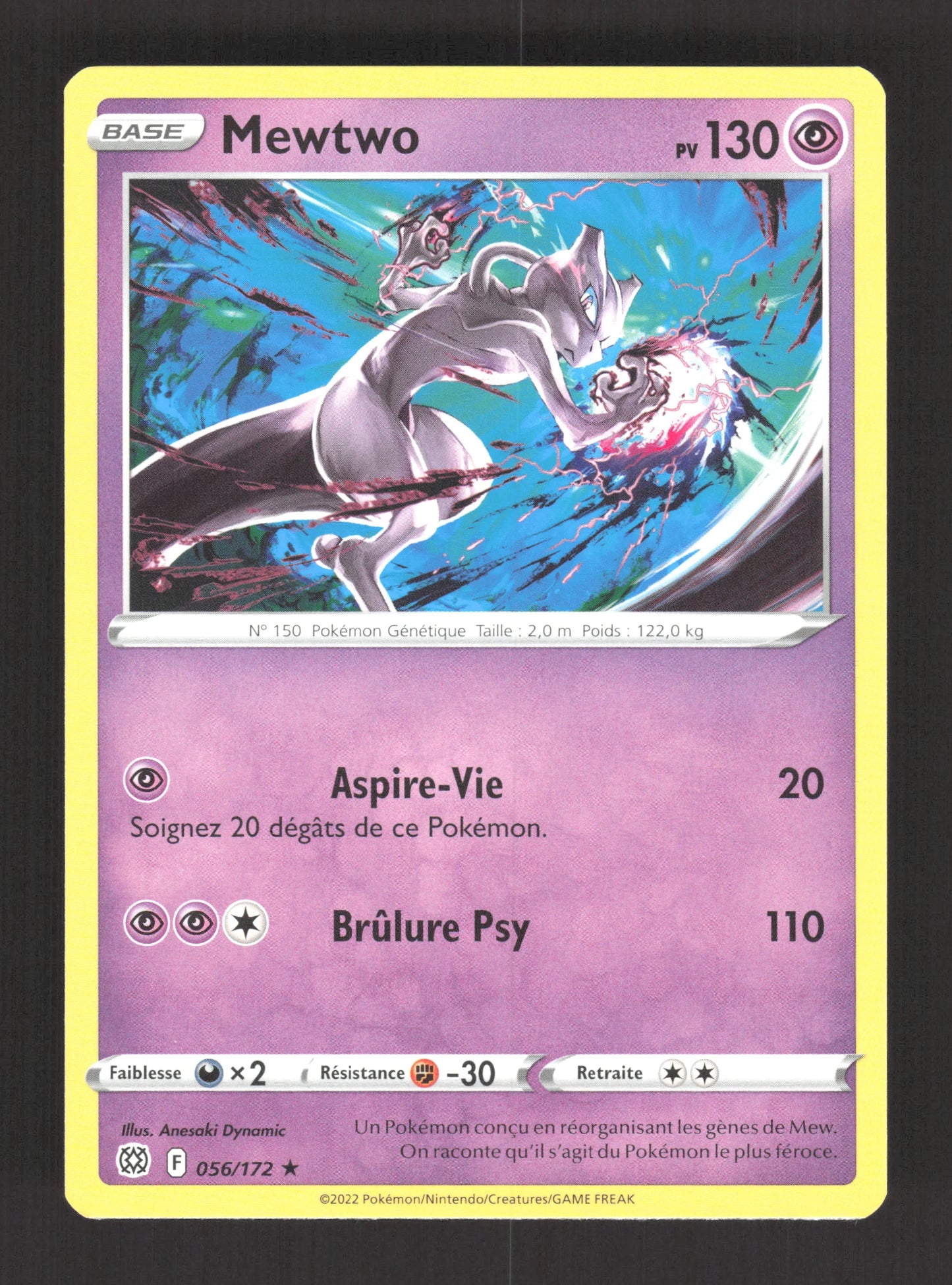 056/172 Mewtwo RARE - Stars Étincelantes