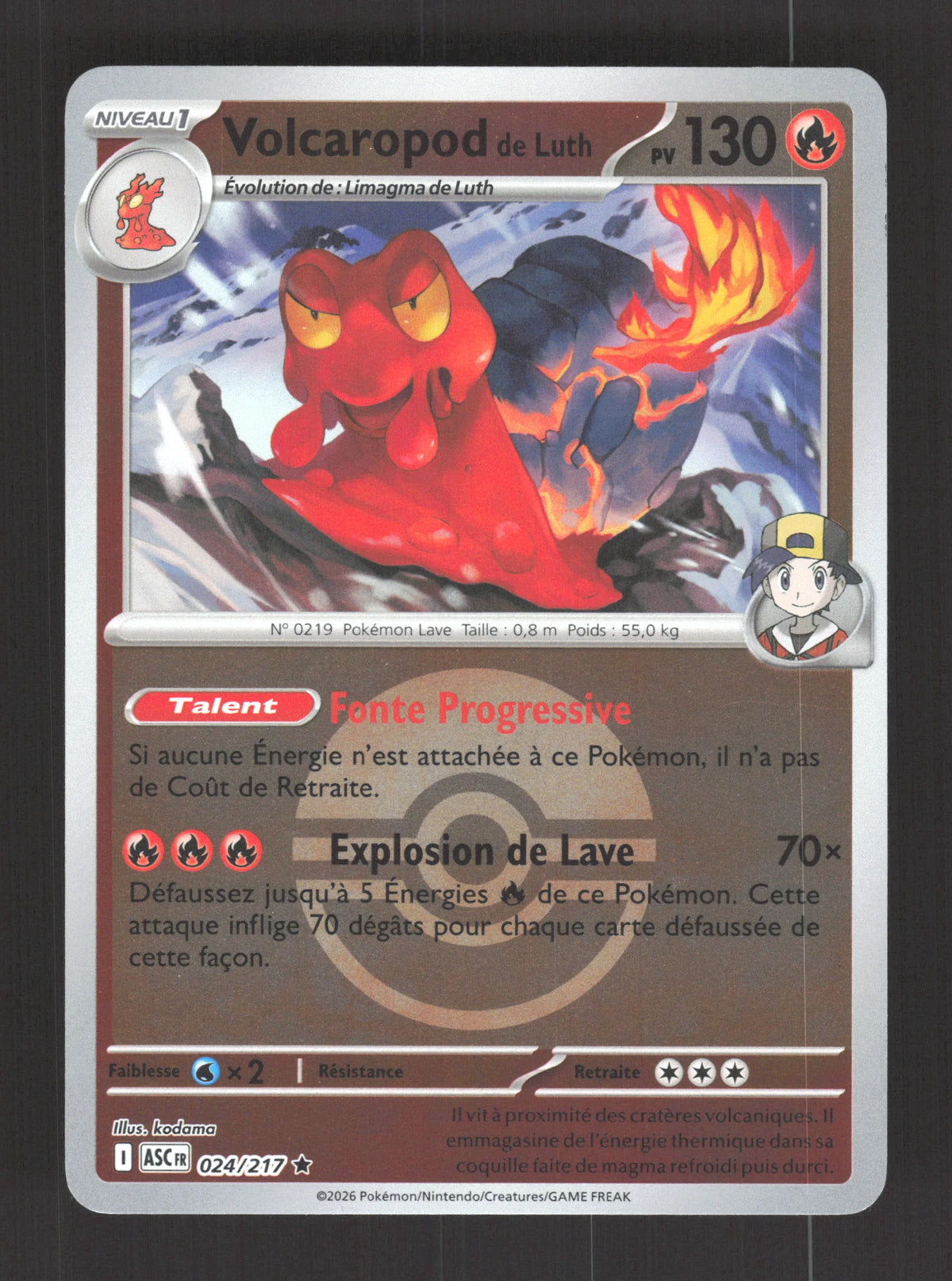 024/217 Volcaropod POKEBALL - Héros Transcendants