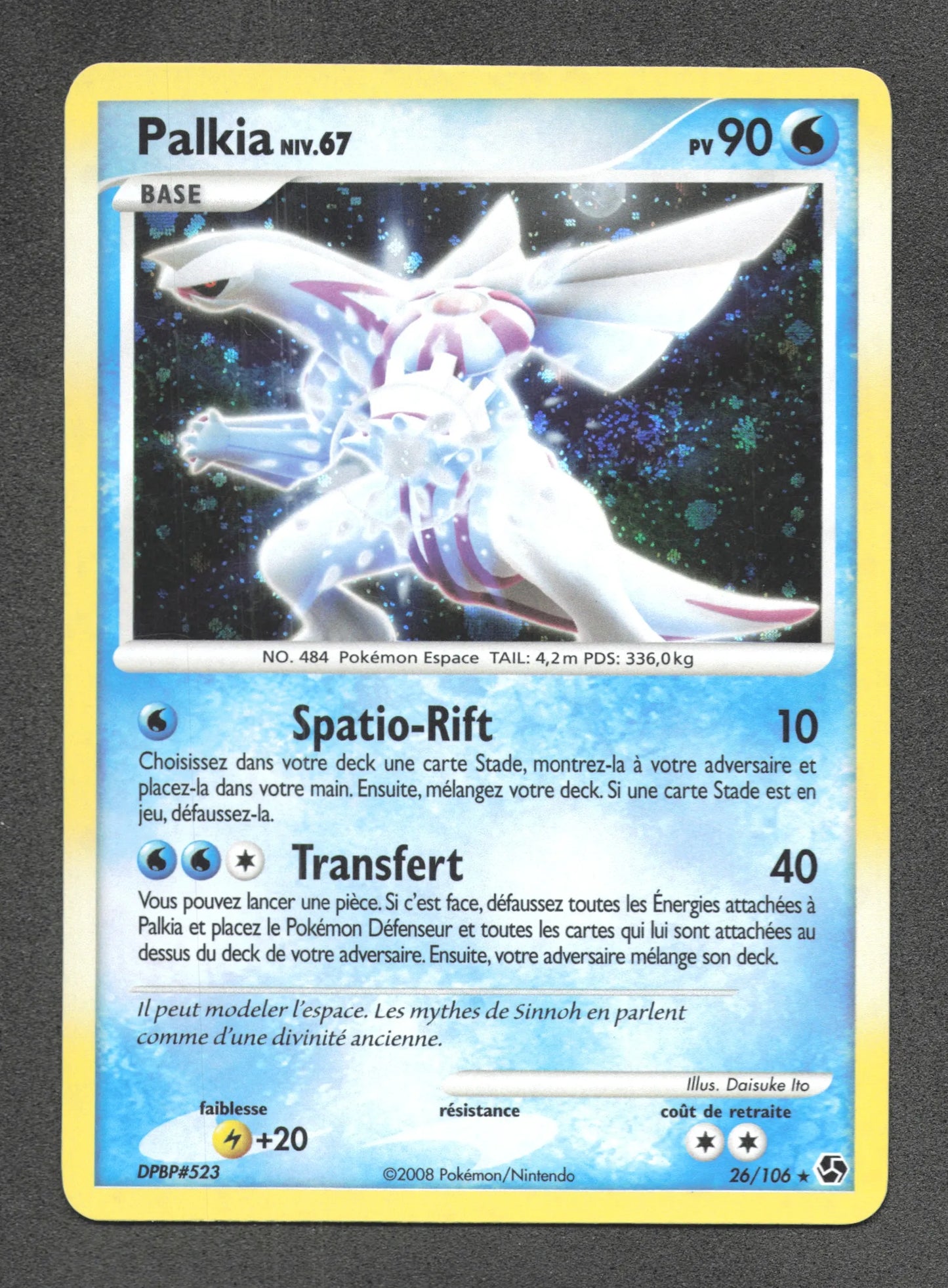 26/106 Palkia HOLO - Duels au Sommet