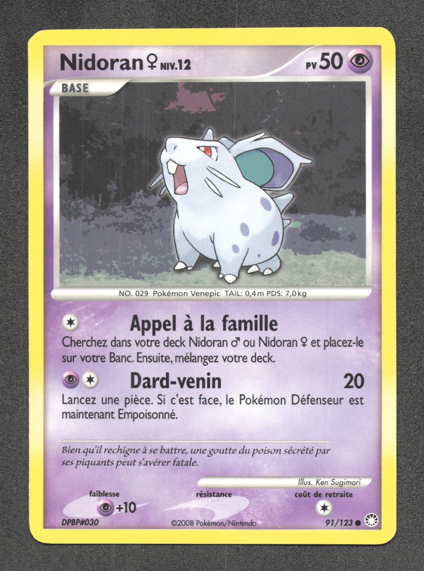 91/123 Nidoran CO - Trésors Mystérieux