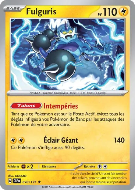 Fulguris Holo 070/197 - Flammes Obsidiennes