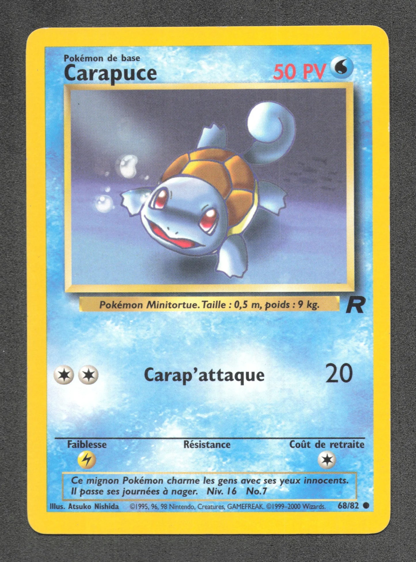 68/82 Carapuce CO - Team Rocket