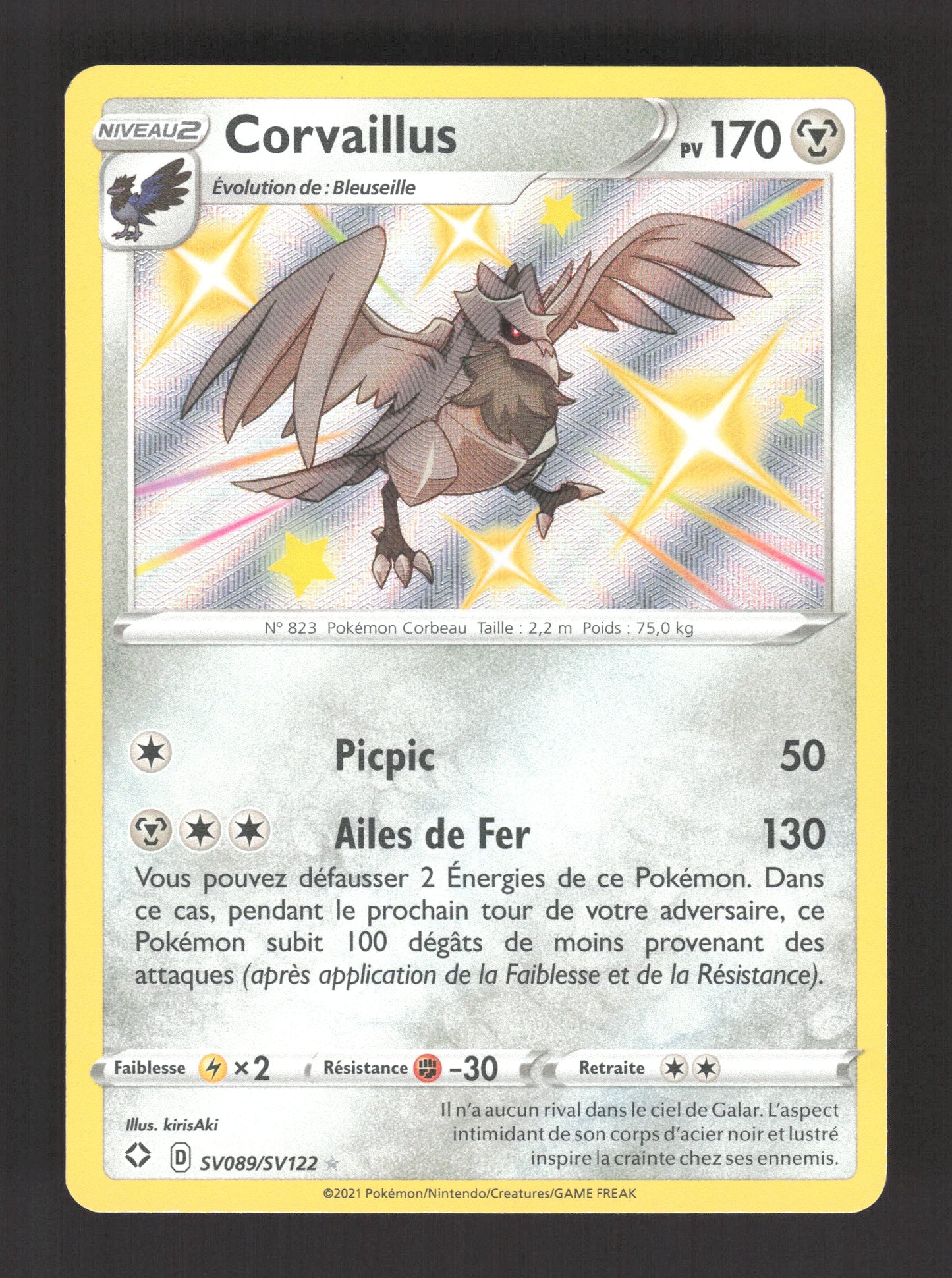 SV089/SV122 Corvaillus SHINY - Destinées Radieuses