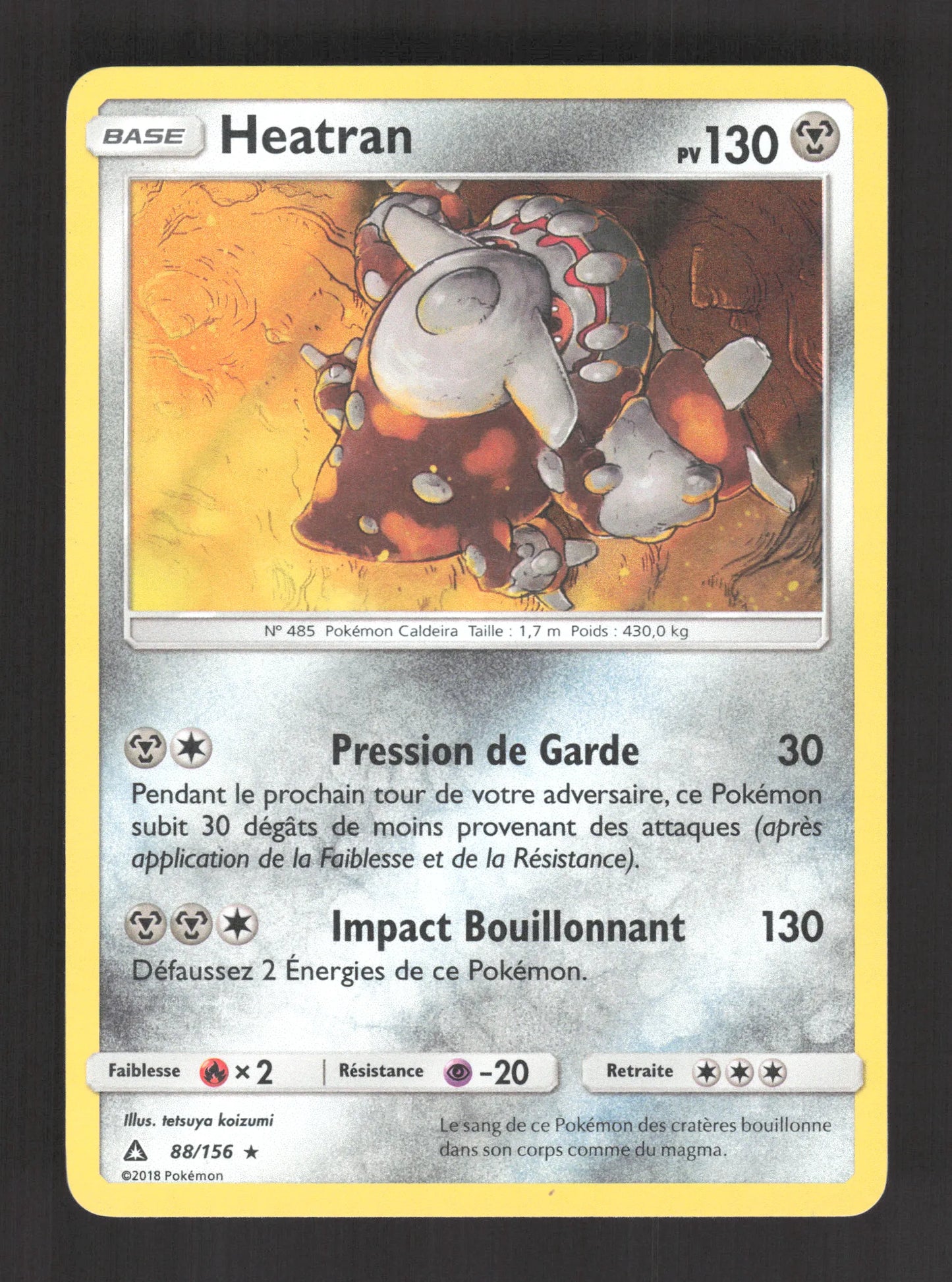 88/156 Heatran HOLO - Ultra-Prisme