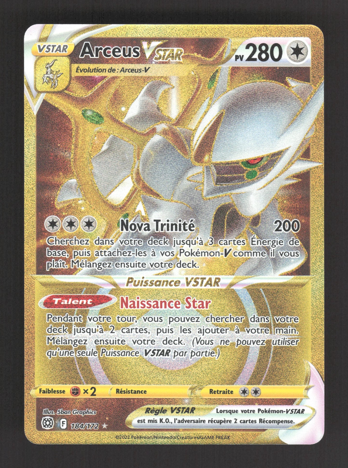 184/172 Arceus VSTAR - Stars Étincelantes