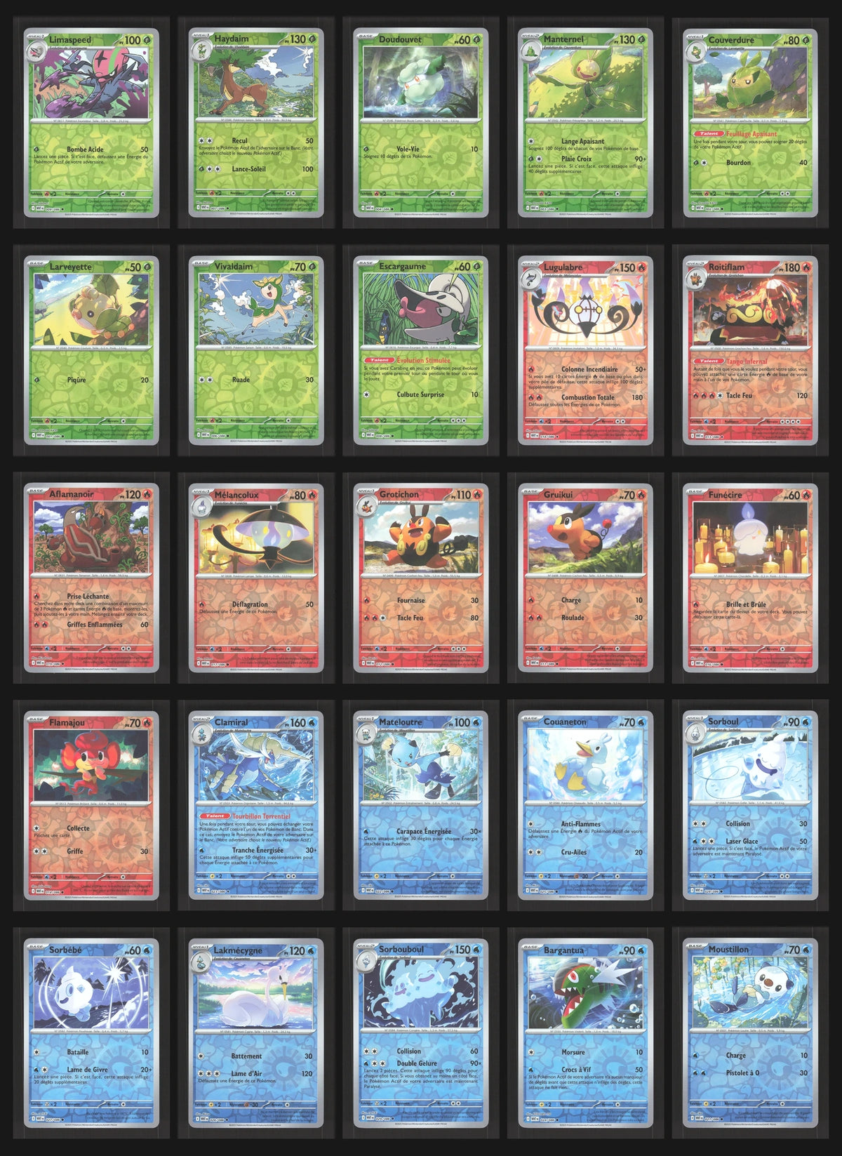 Lot de 75 Reverse EV10.5 WHT (sans doublon)