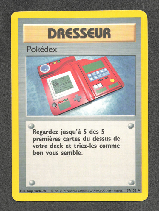 87/102 Pokedex DRESSEUR - Set de Base