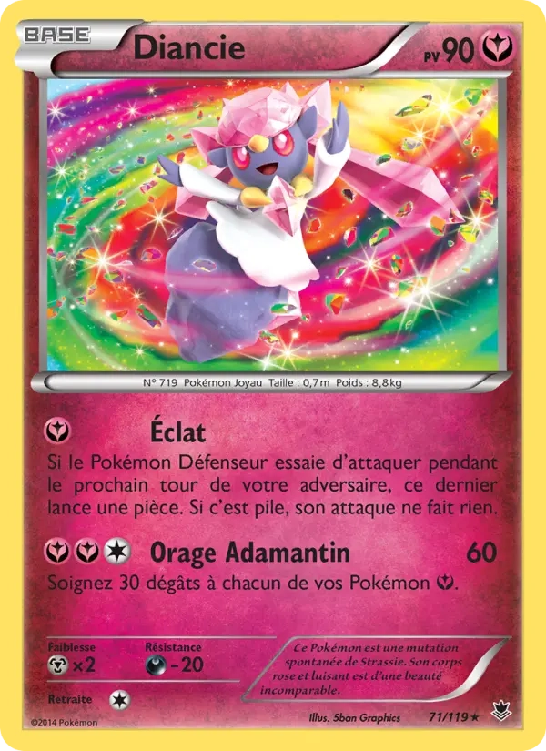 71/119 Diancie HOLO - Vigueur Spectrale