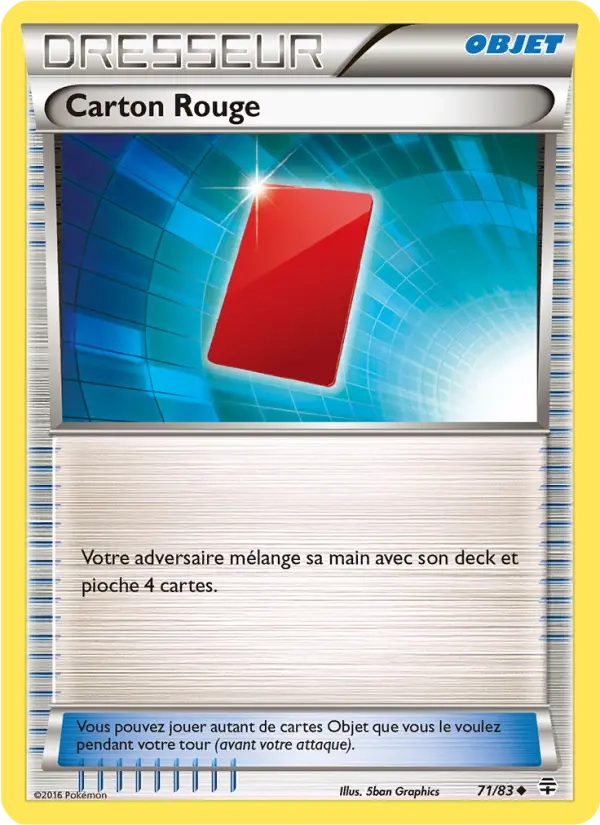 71/83 Carton Rouge REVERSE - Générations