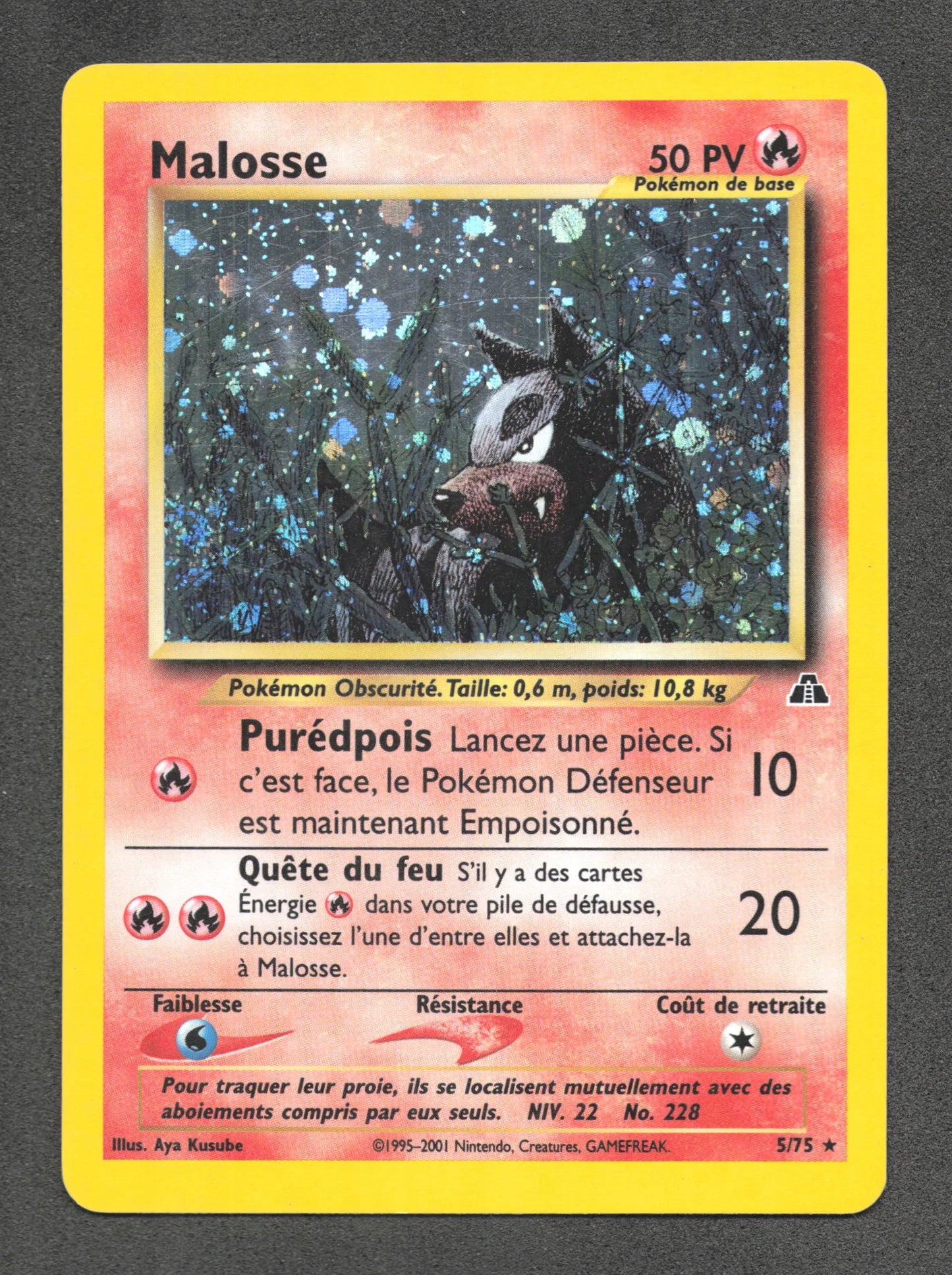 5/75 Malosse HOLO - Neo Discovery