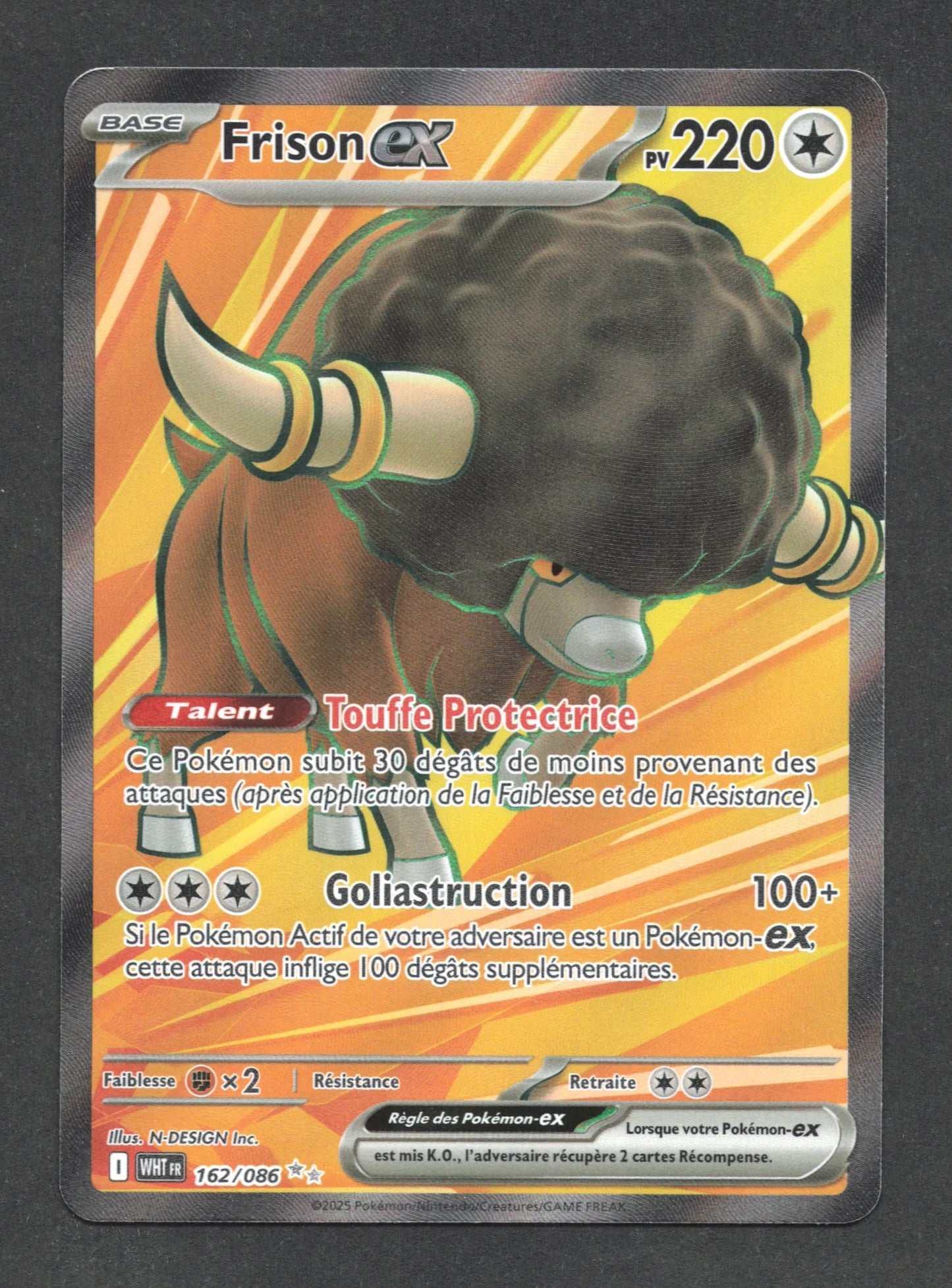162/086 Frison EX - Flamme Blanche
