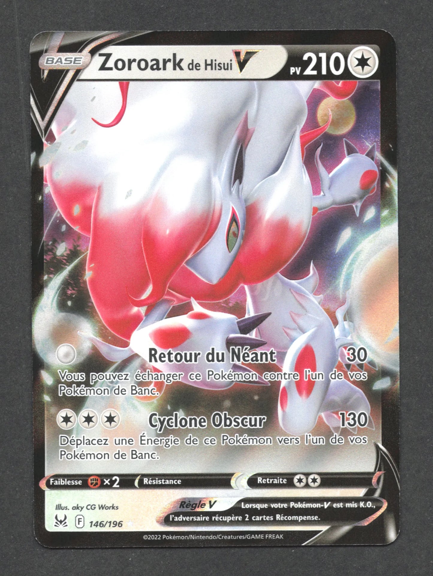 146/196 Zoroark V - Origine Perdue