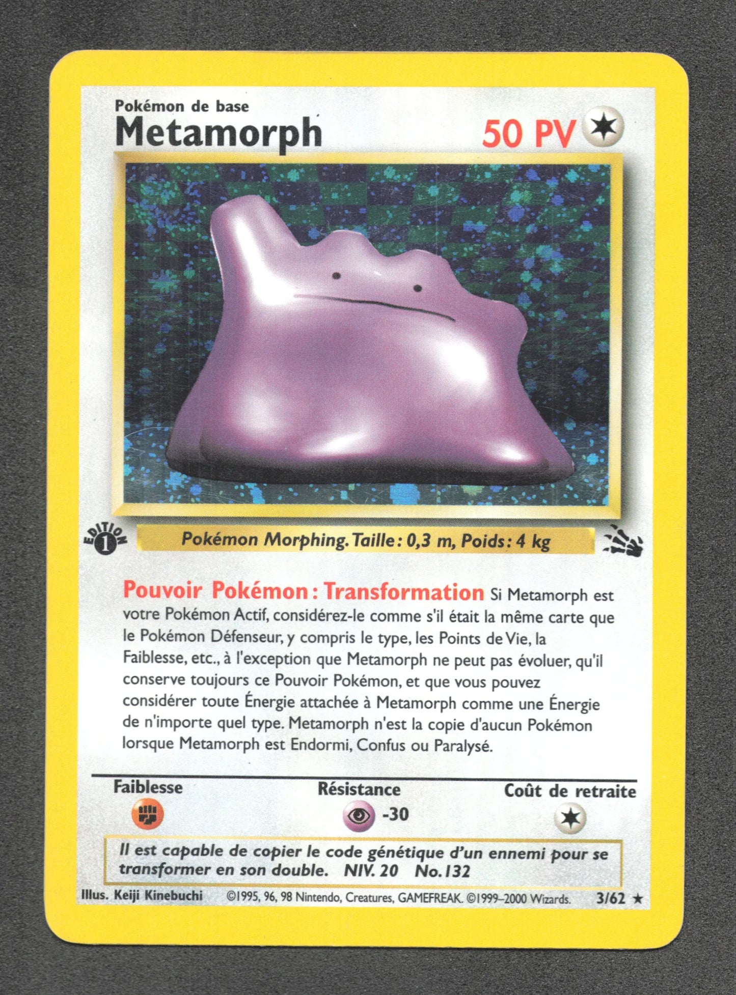 3/62 Metamorph HOLO ED1 - Fossile