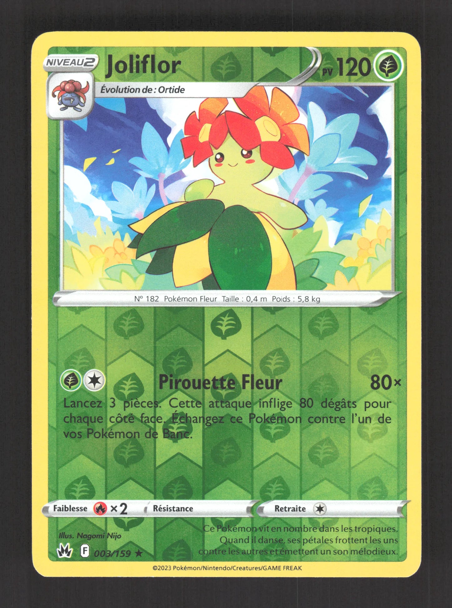 003/159 Joliflor REVERSE - Zénith Suprême