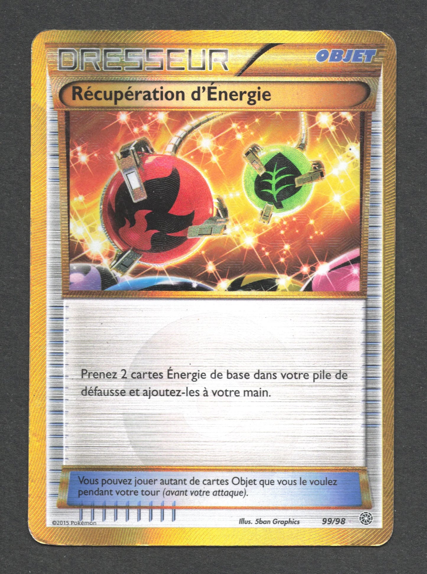 99/98 Recuperation Energie DRESSEUR - Origines Antiques
