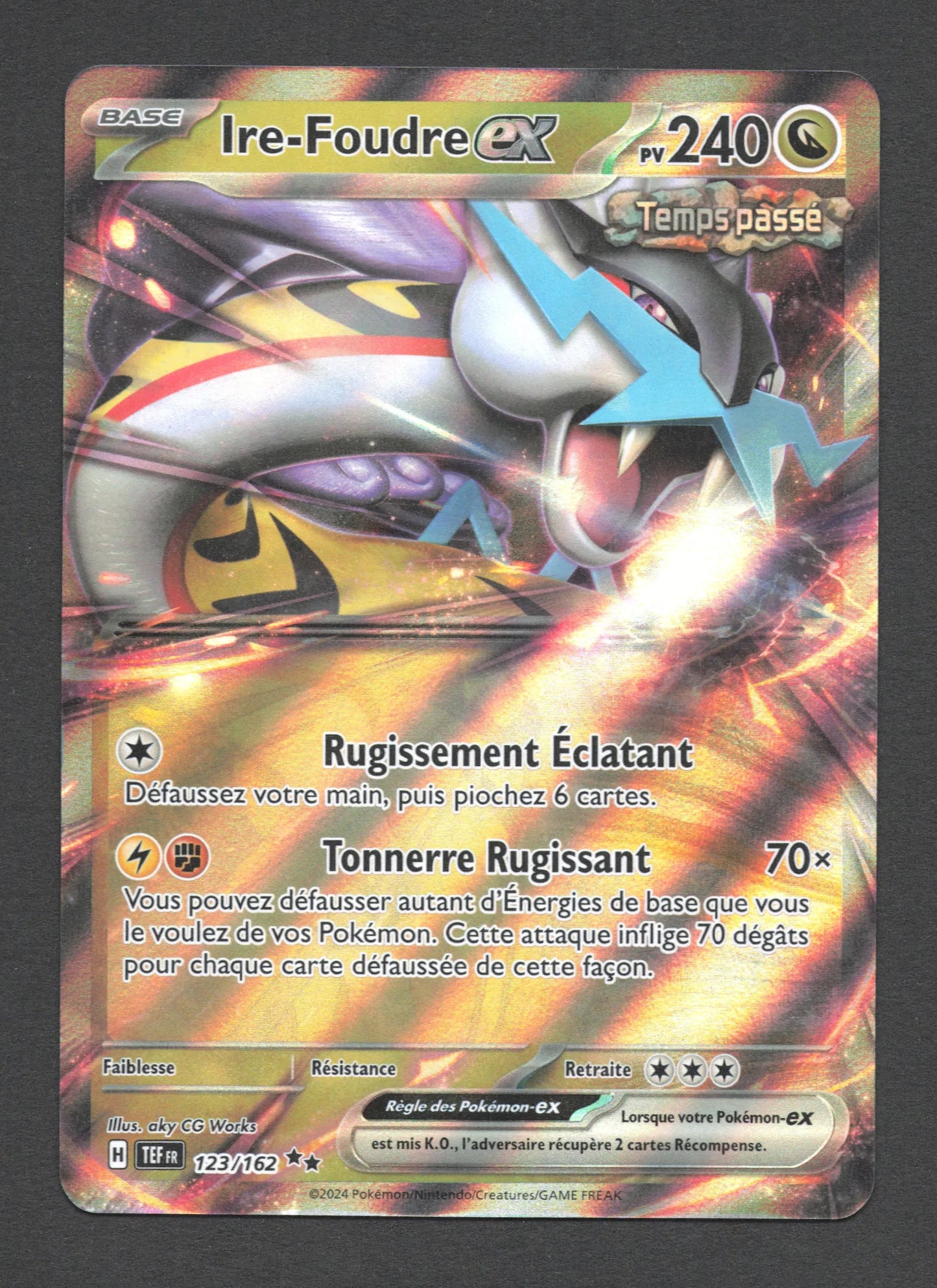 123/162 Ire Foudre EX - Forces Temporelles
