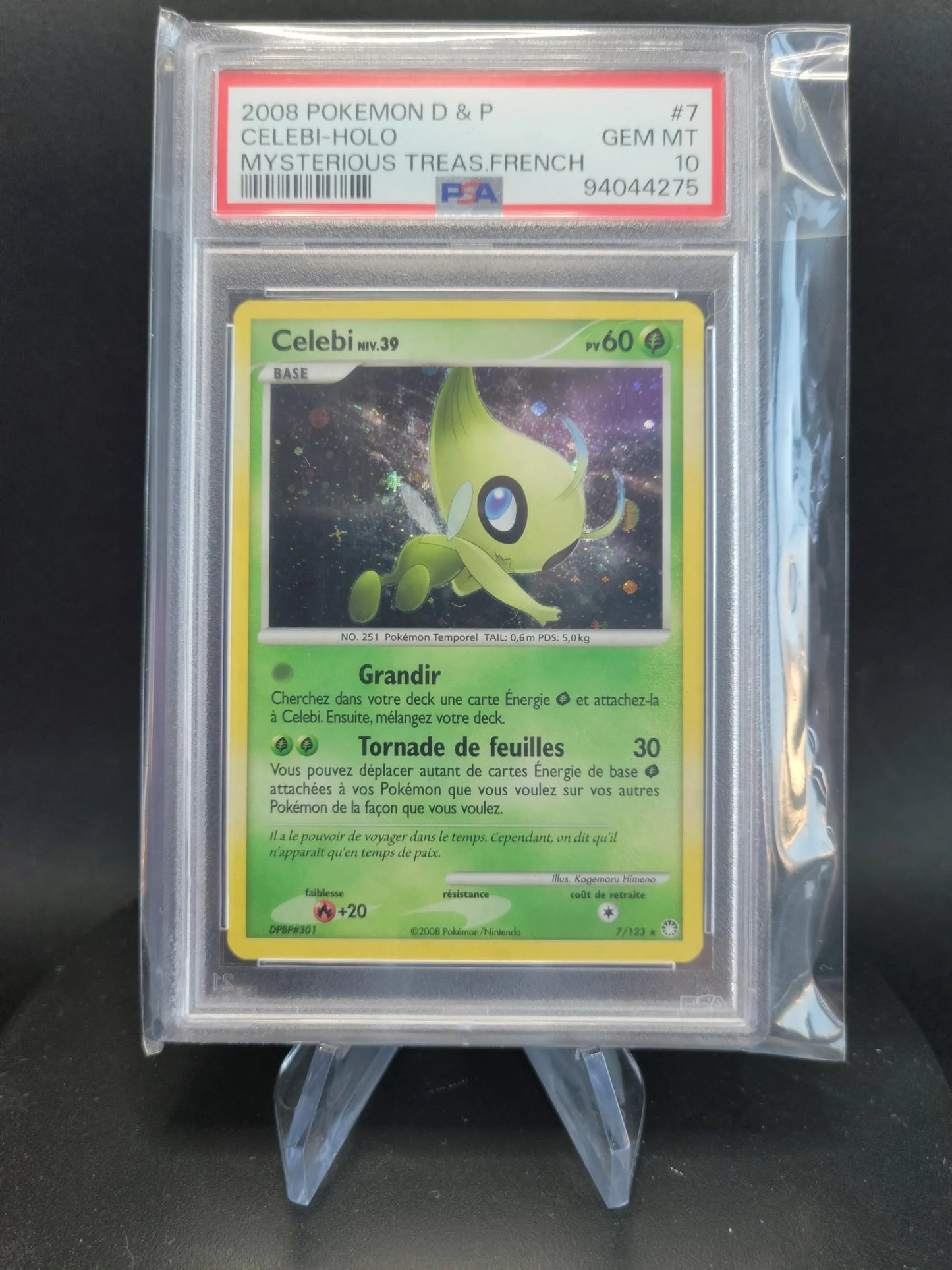 7/123 Celebi HOLO PSA 10 - Trésors Mystérieux