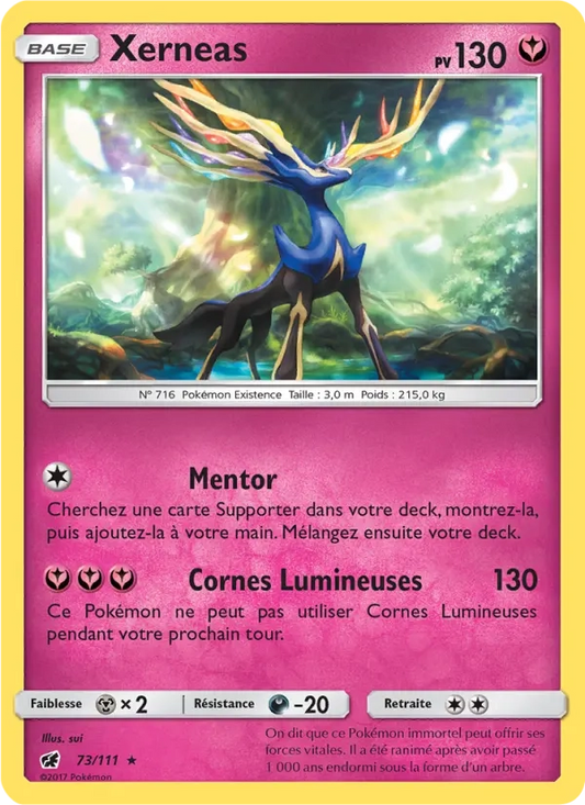 73/111 Xerneas REVERSE - Invasion Carmin