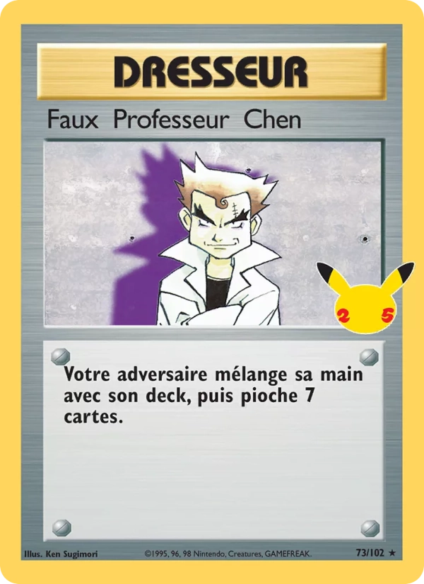 73/102 Faux Professeur Chen DRESSEUR - Célébrations