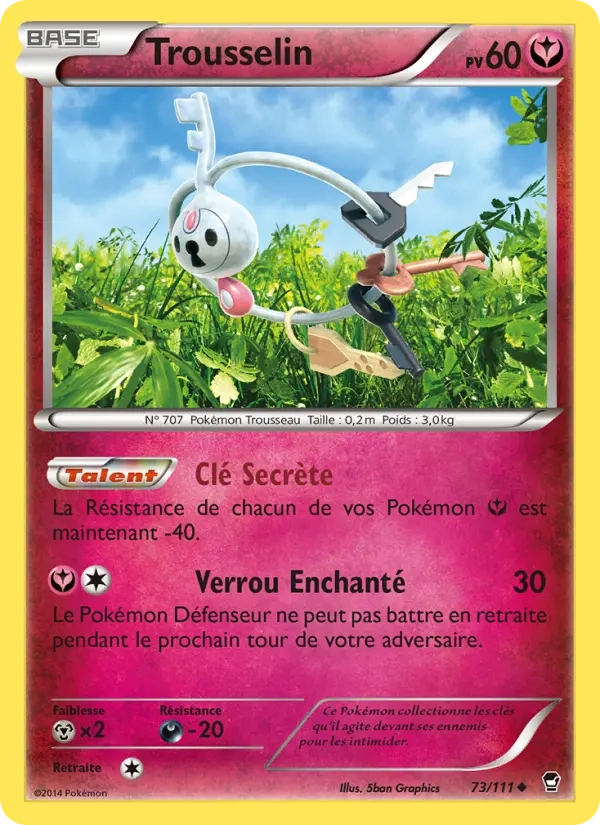 73/111 Trousselin REVERSE - Poings Furieux