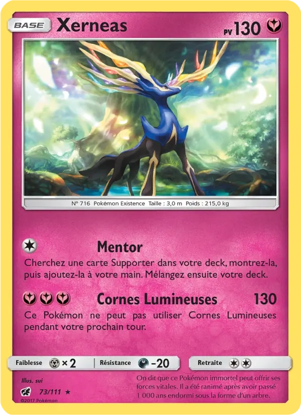73/111 Xerneas REVERSE - Invasion Carmin