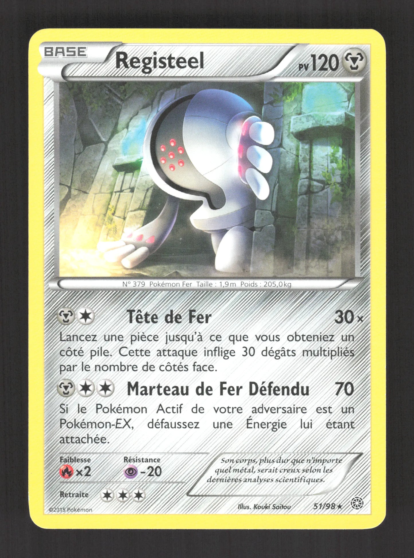 51/98 Registeel RARE - Origines Antiques