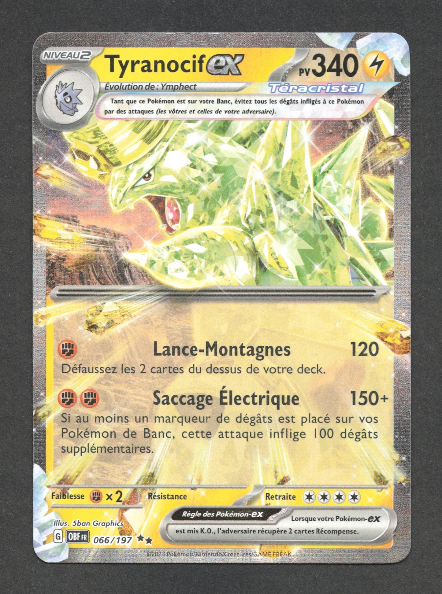 066/197 Tyranocif EX - Flammes Obsidiennes