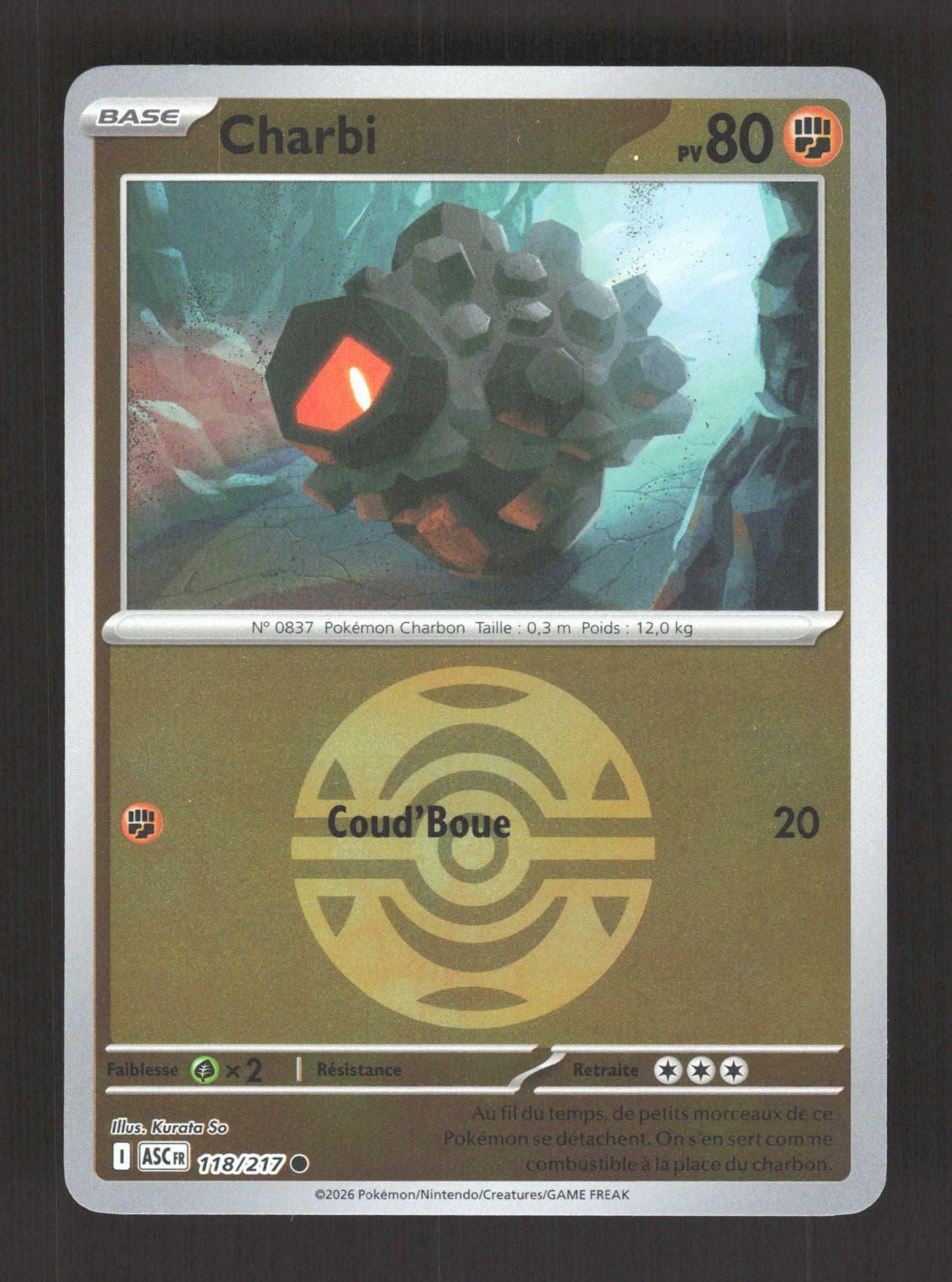 118/217 Charbi POKEBALL - Héros Transcendants