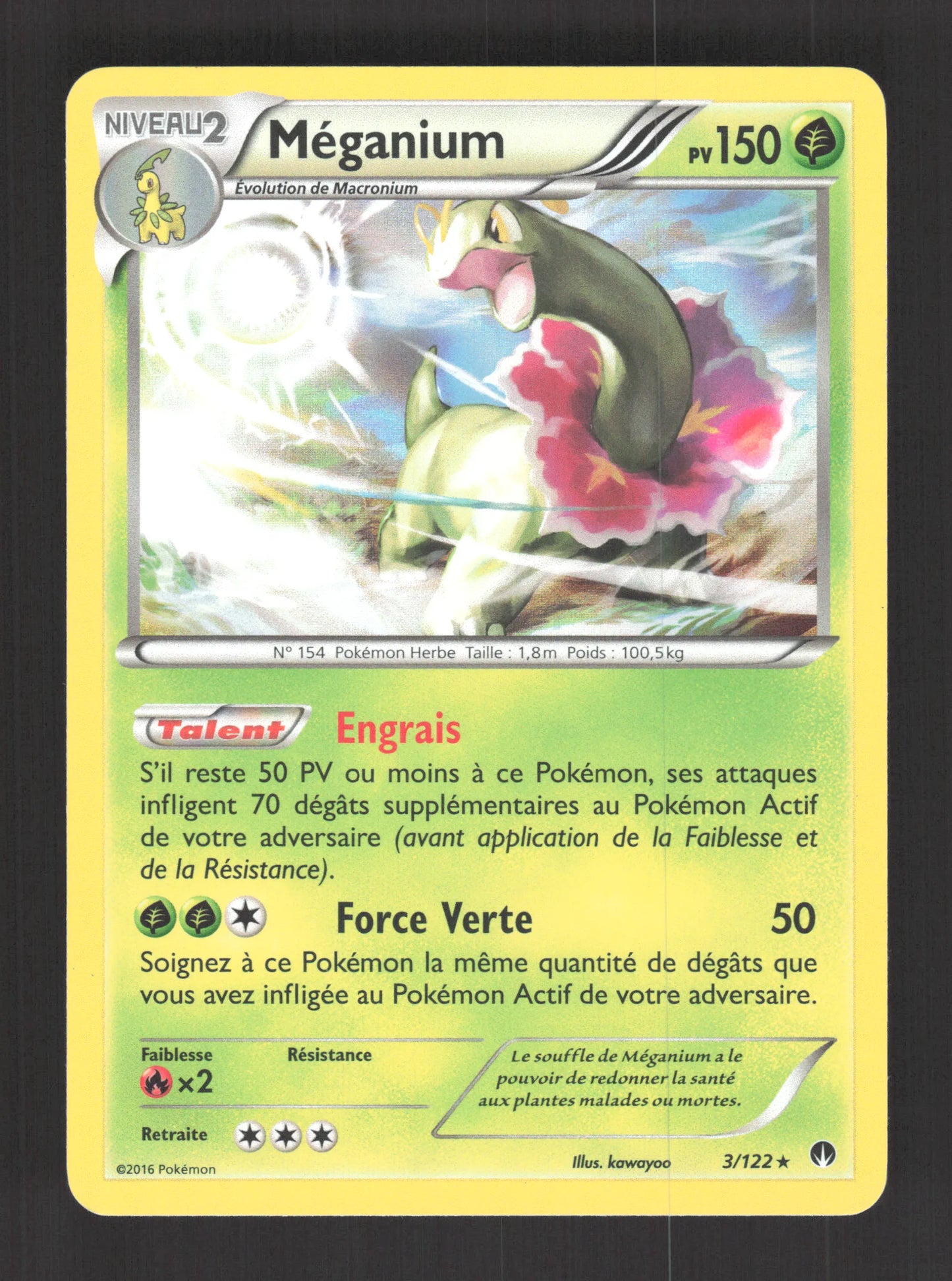 3/122 Meganium HOLO - Rupture Turbo
