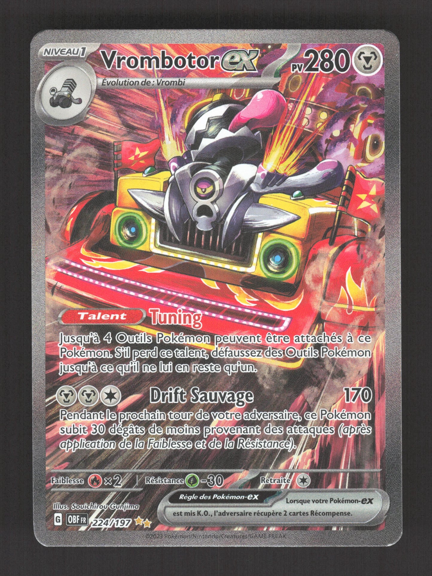 224/197 Vrombotor EX - Flammes Obsidiennes