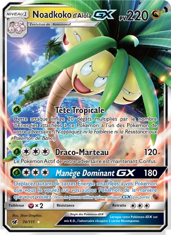 74/111 Noadkoko GX - Invasion Carmin