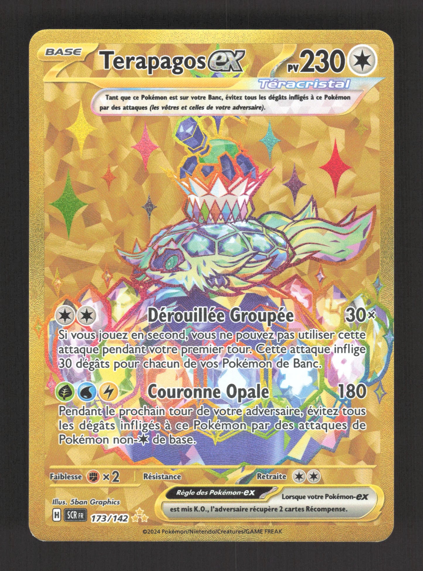 173/142 Terapagos EX - Couronne Stellaire