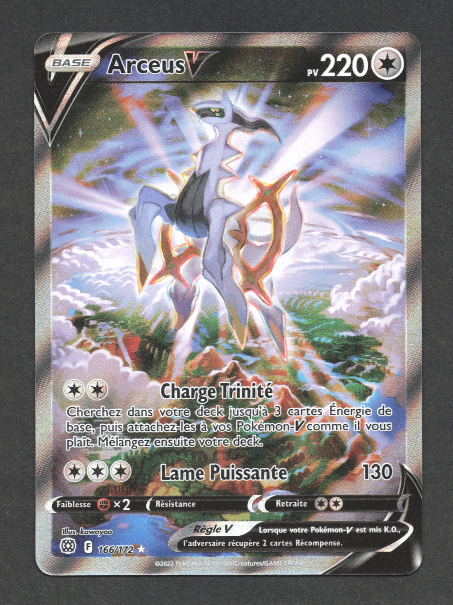 166/172 Arceus V - Stars Étincelantes
