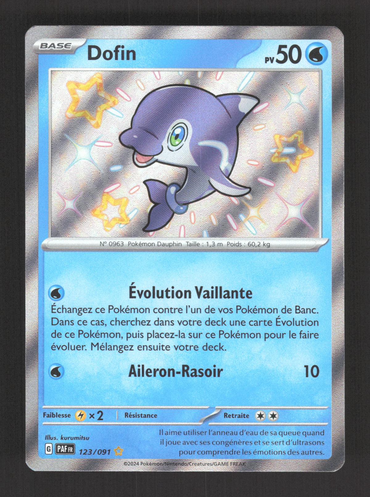 123/091 Dofin SHINY - Destinées de Paldea