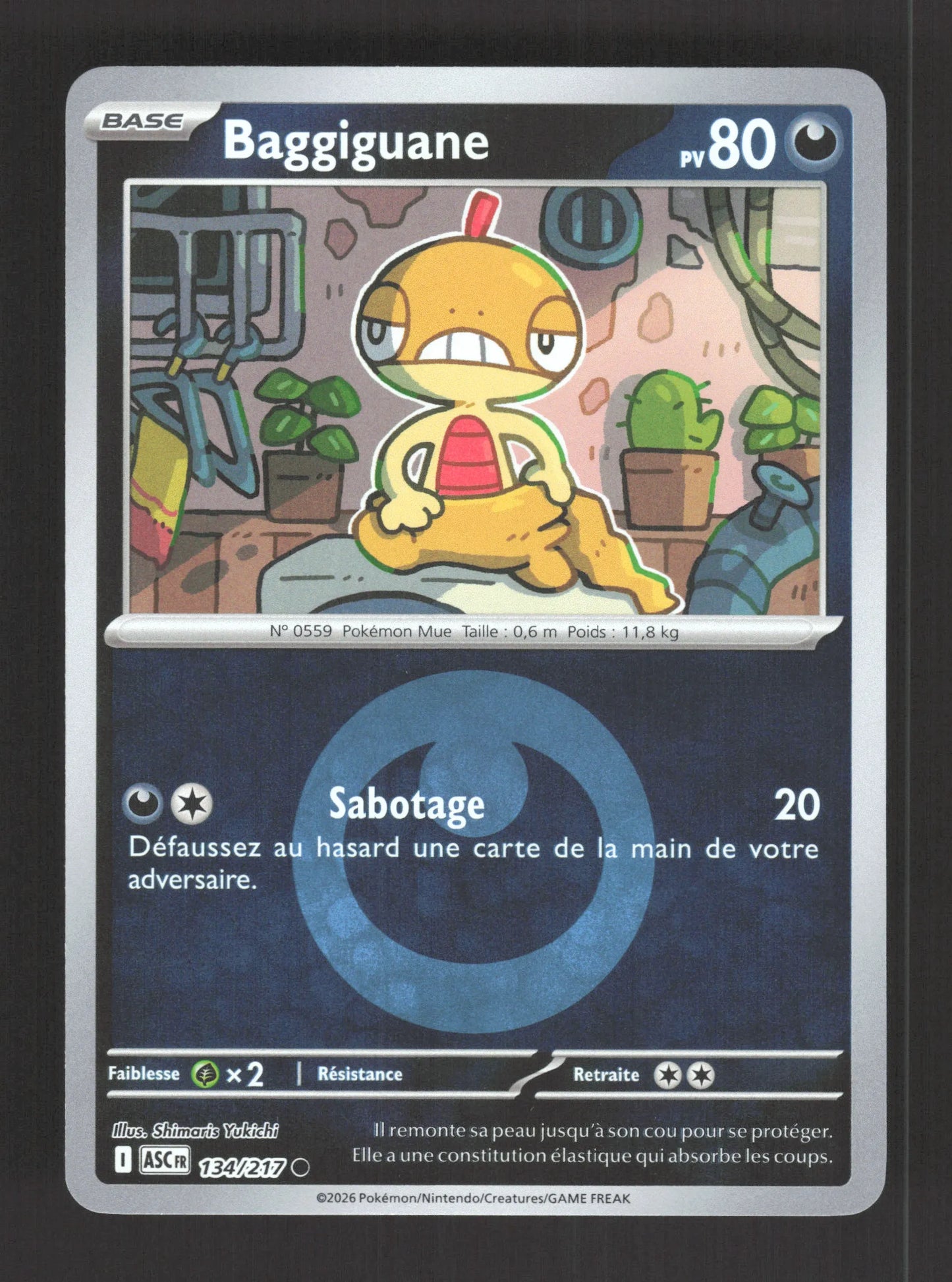 134/217 Baggiguane REVERSE ENERGIE - Héros Transcendants